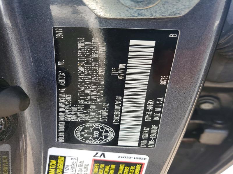 Продаж на аукціоні авто 2013 Toyota Venza, vin: 4T3BK3BB0DU078508, номер лоту: 52239666