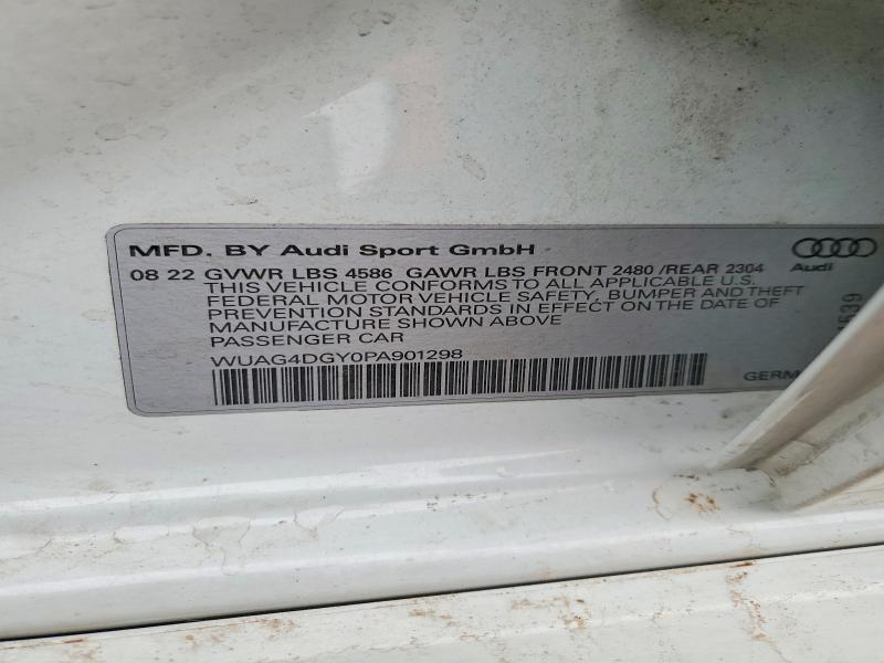 Продаж на аукціоні авто 2023 Audi Rs3, vin: WUAG4DGY0PA901298, номер лоту: 54425256