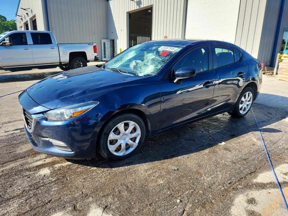 52687916 :رقم المزاد ، 3MZBN1U74JM245791 vin ، 2018 Mazda 3 مزاد بيع