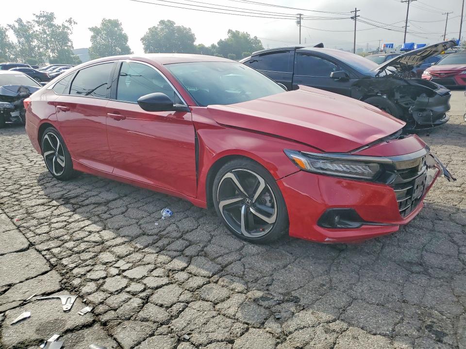 52248576 :رقم المزاد ، 1HGCV1F34MA043909 vin ، 2021 Honda Accord مزاد بيع