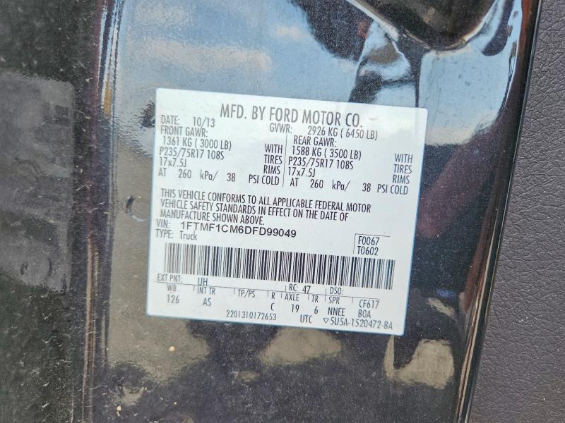 Aukcja sprzedaży 2013 Ford F150, vin: 1FTMF1CM6DFD99049, numer aukcji: 53796536