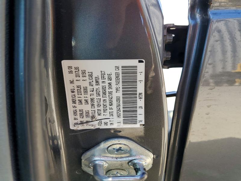 53896966 :رقم المزاد ، 1HGCP26478A145901 vin ، 2008 Honda Accord مزاد بيع