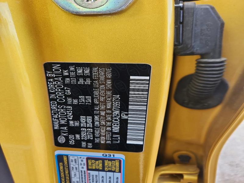 53386686 :رقم المزاد ، KNDEUCA29M7099734 vin ، 2021 Kia Seltos مزاد بيع
