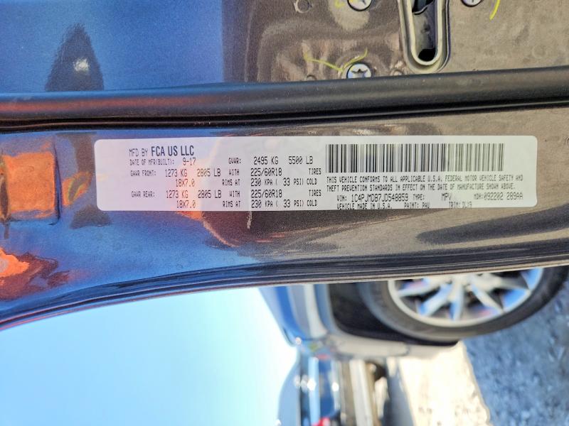 2018 Jeep Cherokee მანქანა იყიდება აუქციონზე, vin: 1C4PJMDB7JD548859, აუქციონის ნომერი: 53007826
