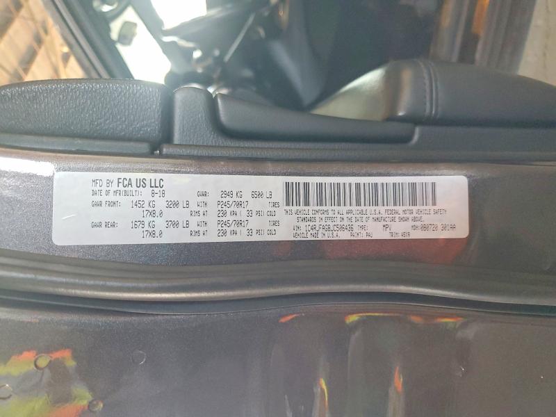 Aukcja sprzedaży 2018 Jeep Grand Cherokee, vin: 1C4RJFAG8JC506436, numer aukcji: 55000826