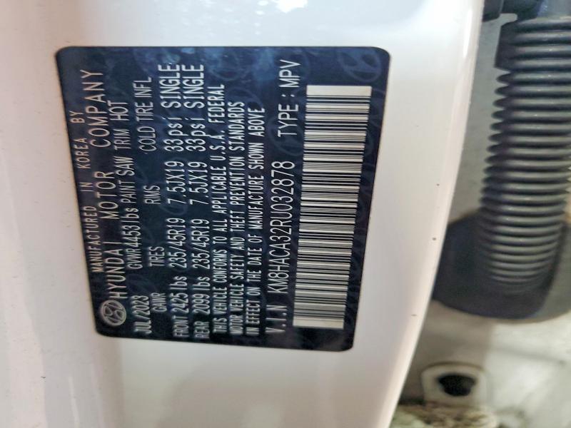 2024 Hyundai Kona მანქანა იყიდება აუქციონზე, vin: KM8HACA32RU032878, აუქციონის ნომერი: 54852276