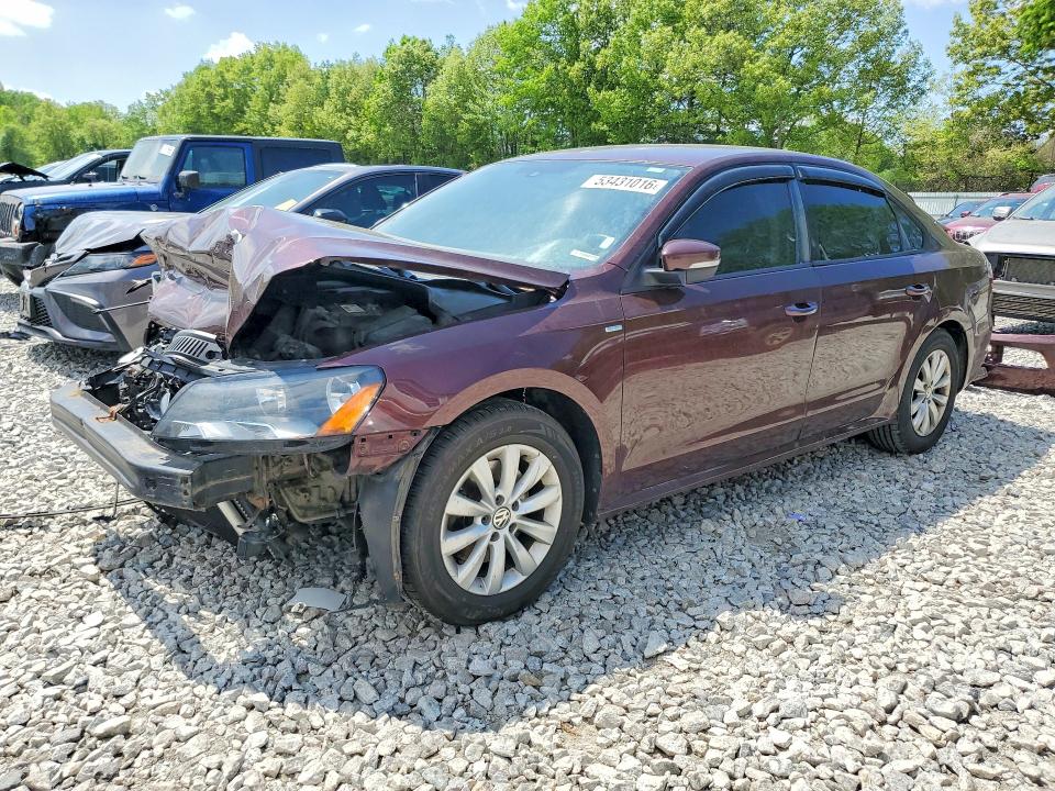 53431016 :رقم المزاد ، 1VWAP7A39EC006156 vin ، 2014 Volkswagen Passat مزاد بيع