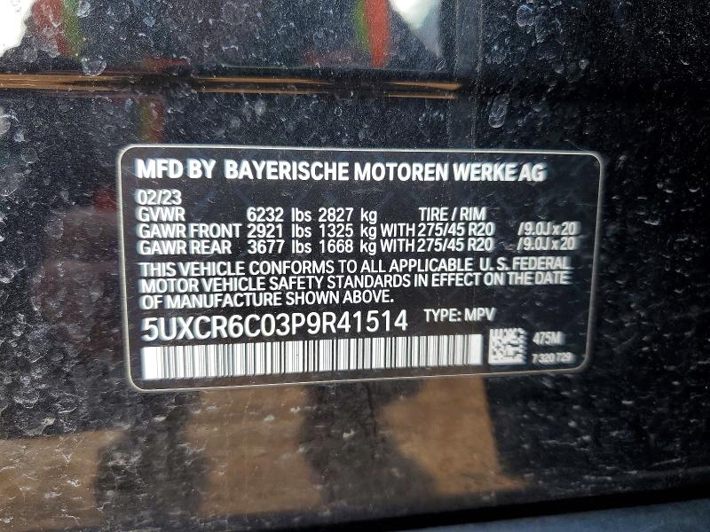 Aukcja sprzedaży 2023 Bmw X5, vin: 5UXCR6C03P9R41514, numer aukcji: 52771936