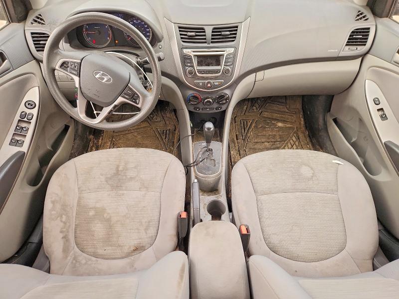 52741956 :رقم المزاد ، KMHCT4AE6FU853814 vin ، 2015 Hyundai Accent مزاد بيع