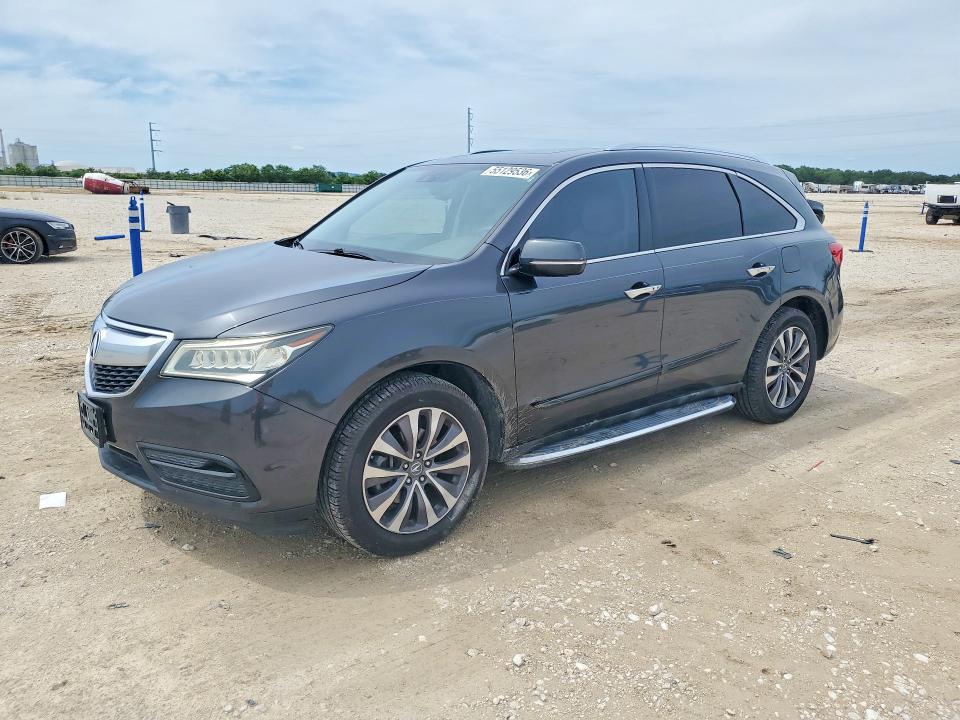 2015 Acura Mdx მანქანა იყიდება აუქციონზე, vin: 5FRYD3H44FB004318, აუქციონის ნომერი: 55129536