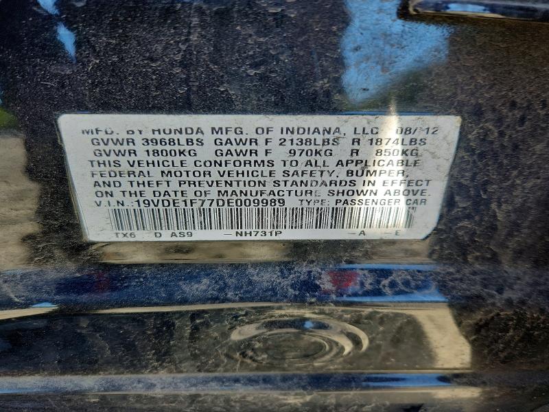 Aukcja sprzedaży 2013 Acura Ilx, vin: 19VDE1F77DE009989, numer aukcji: 53223666