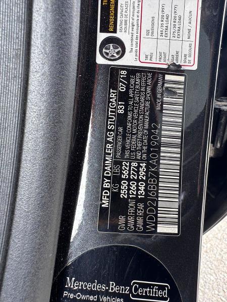 Продаж на аукціоні авто 2019 Mercedes-benz Cls, vin: WDD2J6BB7KA019042, номер лоту: 55228176