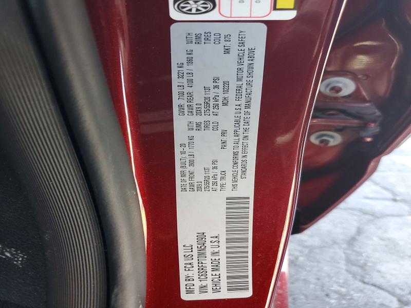 Продаж на аукціоні авто 2021 Ram 1500, vin: 1C6SRFPT0MN540904, номер лоту: 55367376