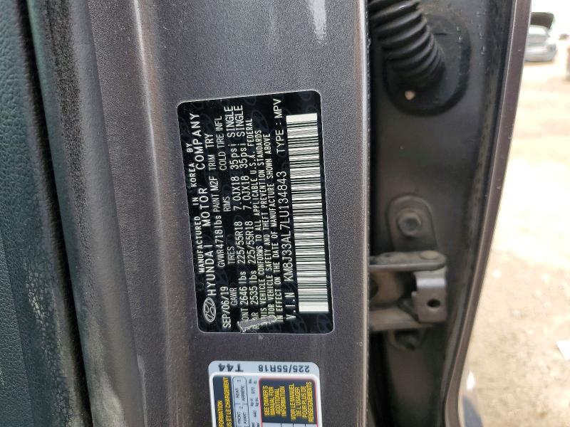 Продаж на аукціоні авто 2020 Hyundai Tucson, vin: KM8J33AL7LU134843, номер лоту: 52412516