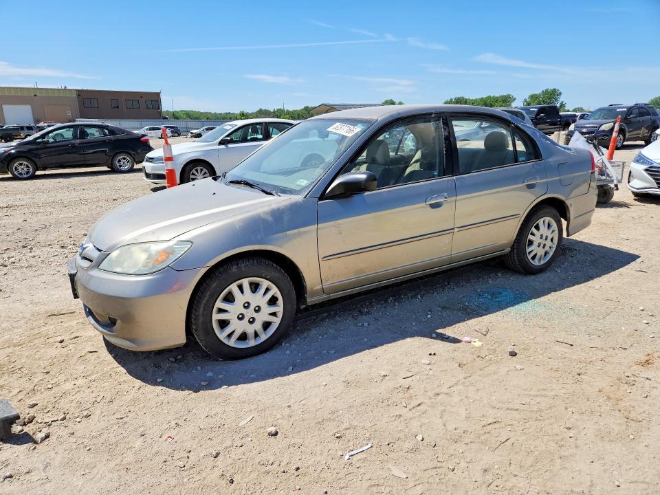 2004 Honda Civic მანქანა იყიდება აუქციონზე, vin: 1HGES16524L011418, აუქციონის ნომერი: 52377166