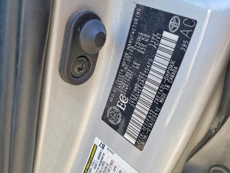 Продажа на аукционе авто 2010 Toyota Matrix, vin: 2T1KU4EE2AC215475, номер лота: 55238046