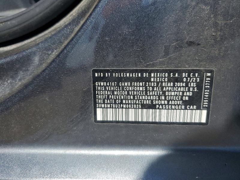 Продаж на аукціоні авто 2023 Volkswagen Jetta, vin: 3VWBM7BU2PM062025, номер лоту: 51994306