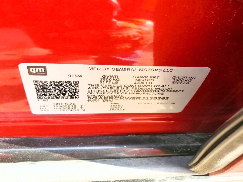 Продаж на аукціоні авто 2024 Buick Enclave, vin: 5GAERCKW8RJ135363, номер лоту: 53060756