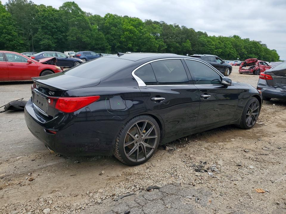52948886 :رقم المزاد ، JN1BV7AR3FM405709 vin ، 2015 Infiniti Q50 مزاد بيع