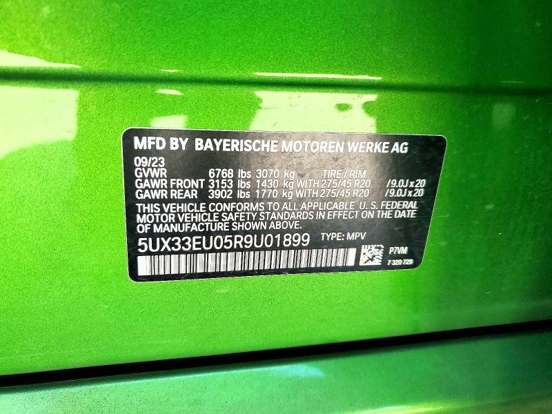 Aukcja sprzedaży 2024 Bmw X5, vin: 5UX33EU05R9U01899, numer aukcji: 54395776
