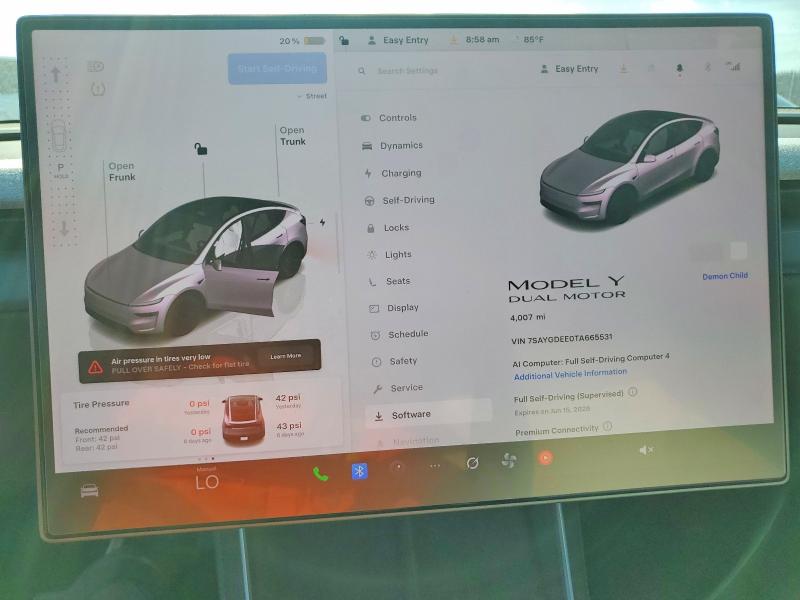 54480276 :رقم المزاد ، 7SAYGDEE0TA665531 vin ، 2026 Tesla Model Y مزاد بيع