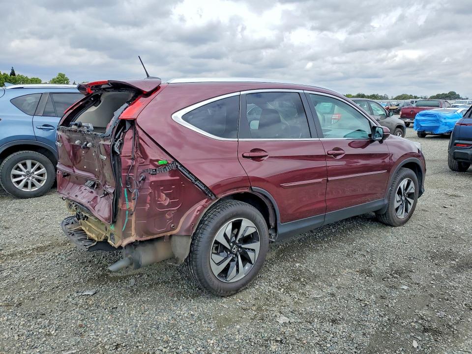 55014846 :رقم المزاد ، 5J6RM4H91FL046623 vin ، 2015 Honda Cr-v مزاد بيع