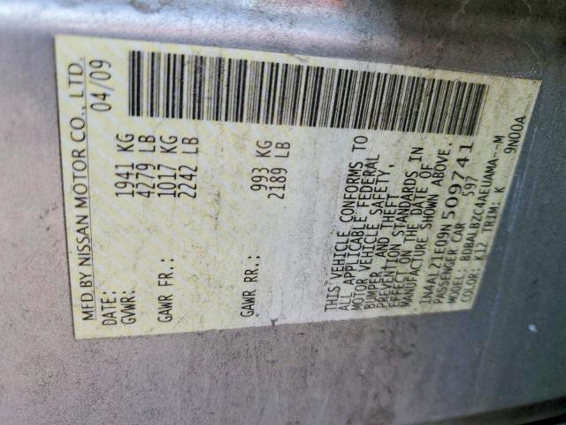 Продажа на аукционе авто 2009 Nissan Altima, vin: 1N4AL21E09N509741, номер лота: 55195776