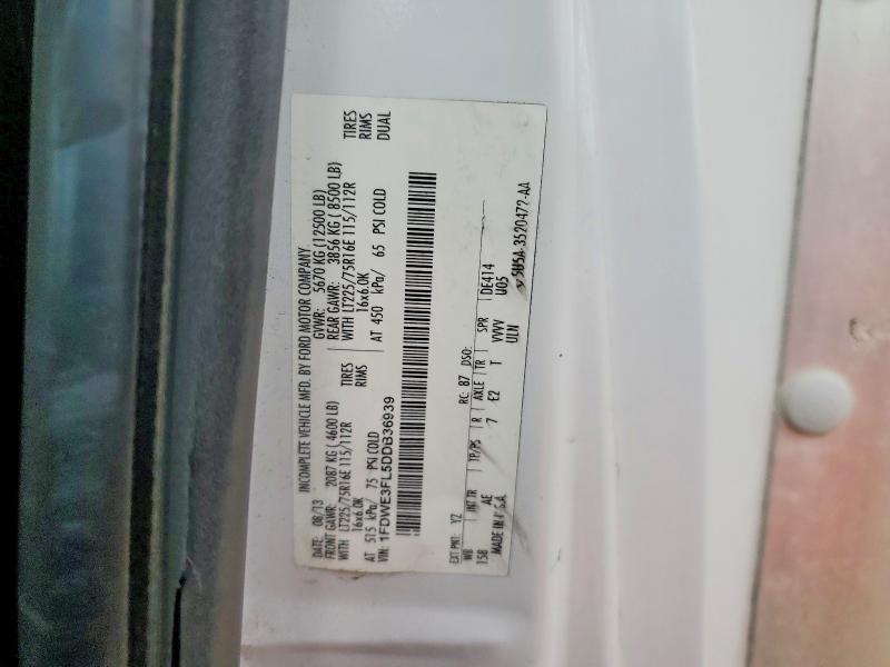 53100206 :رقم المزاد ، 1FDWE3FL5DDB36939 vin ، 2013 Ford Econoline E350 مزاد بيع