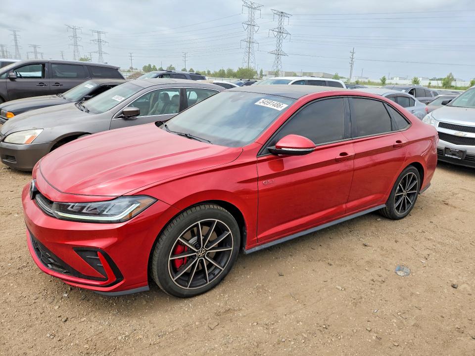 2025 Volkswagen Jetta მანქანა იყიდება აუქციონზე, vin: 3VW2T7BU8SM039506, აუქციონის ნომერი: 54591486