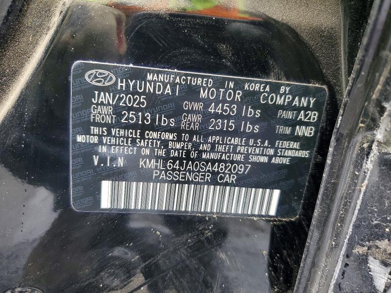 Продажа на аукционе авто 2025 Hyundai Sonata, vin: KMHL64JA0SA482097, номер лота: 54911776