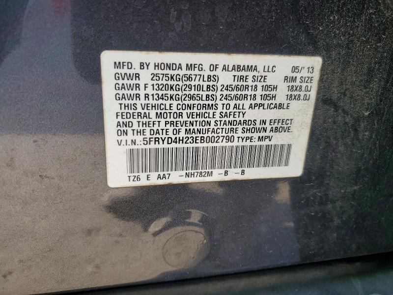 53723256 :رقم المزاد ، 5FRYD4H23EB002790 vin ، 2014 Acura Mdx مزاد بيع