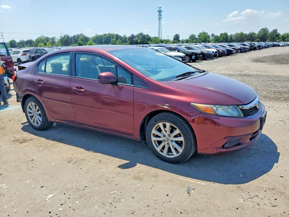 53928426 :رقم المزاد ، 2HGFB2F80CH579599 vin ، 2012 Honda Civic مزاد بيع