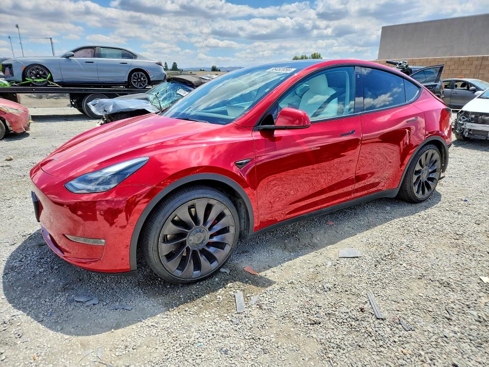 55452056 :رقم المزاد ، 7SAYGDEF0NF342742 vin ، 2022 Tesla Model Y مزاد بيع