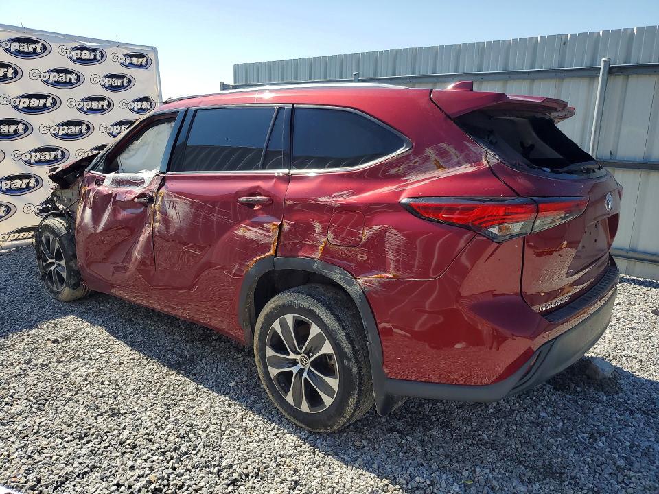 Продаж на аукціоні авто 2022 Toyota Highlander, vin: 5TDGZRAHXNS549545, номер лоту: 53165656