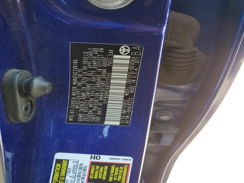 Aukcja sprzedaży 2016 Toyota Corolla, vin: 5YFBURHE4GP417543, numer aukcji: 55036736