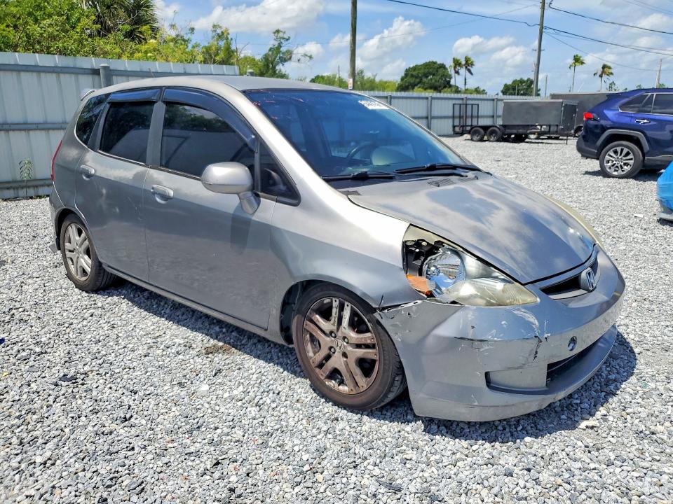 54481706 :رقم المزاد ، JHMGD38467S028426 vin ، 2007 Honda Fit مزاد بيع