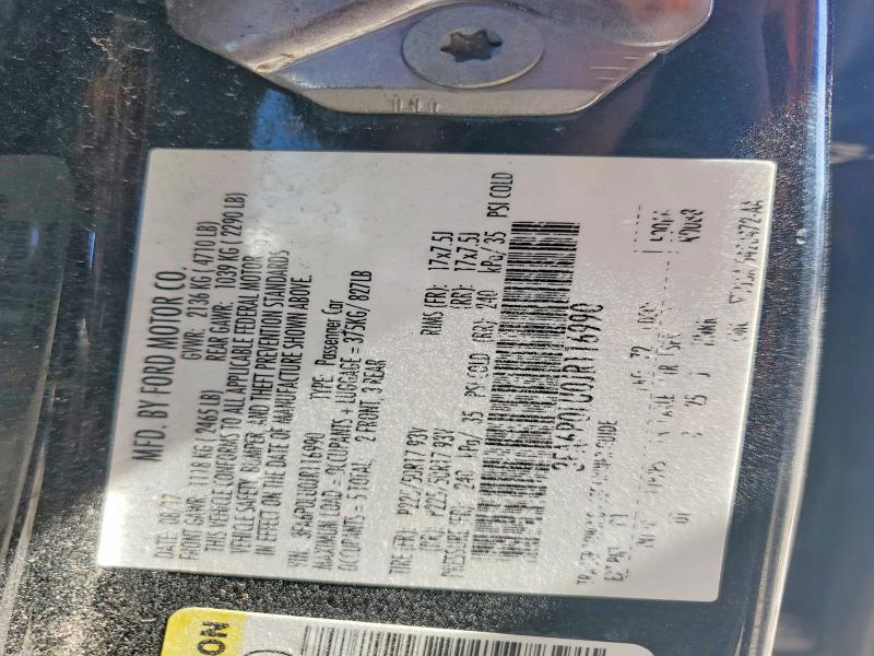 Продажа на аукционе авто 2018 Ford Fusion, vin: 3FA6P0LU0JR116990, номер лота: 53118616