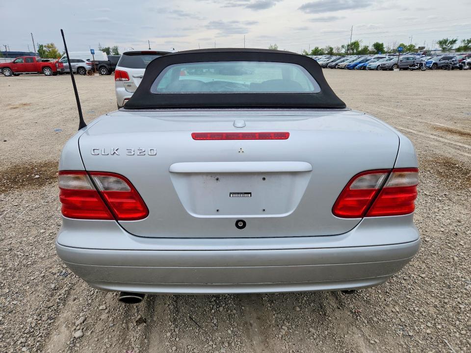 2001 Mercedes-benz Clk მანქანა იყიდება აუქციონზე, vin: WDBLK65G31T091764, აუქციონის ნომერი: 52535906