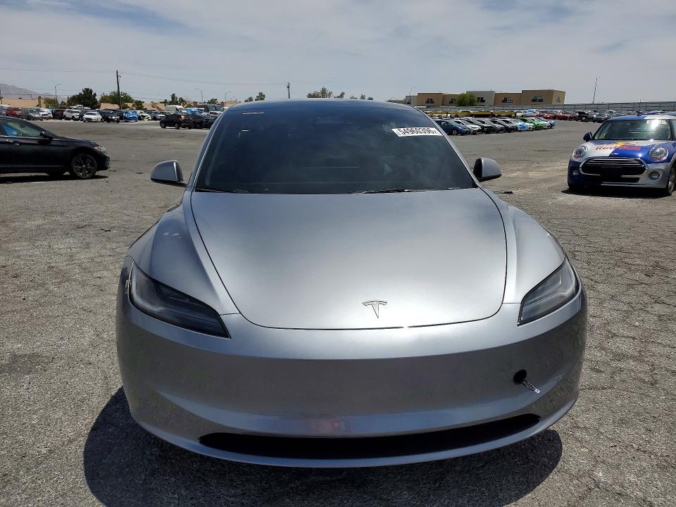 2025 Tesla Model 3 მანქანა იყიდება აუქციონზე, vin: 5YJ3E1EB1SF937183, აუქციონის ნომერი: 54960396