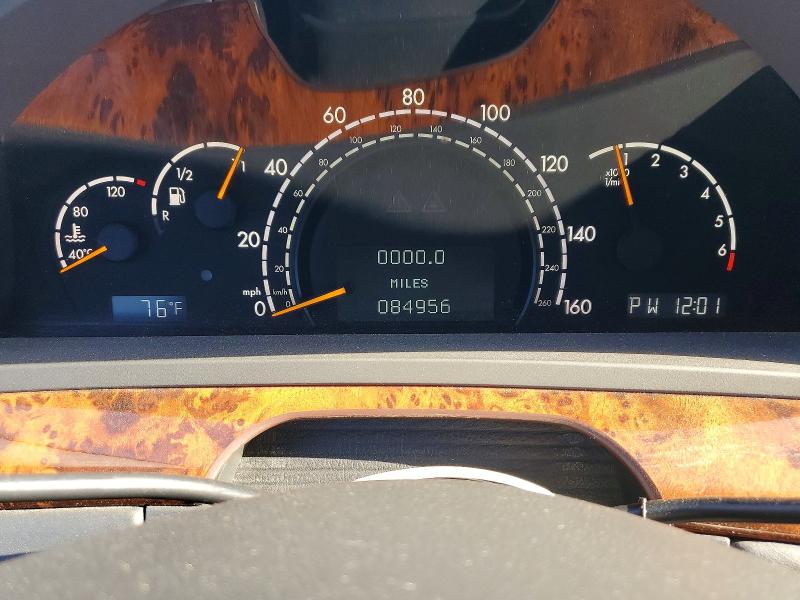 54338486 :رقم المزاد ، WDBNG78JX2A233015 vin ، 2002 Mercedes-benz S مزاد بيع