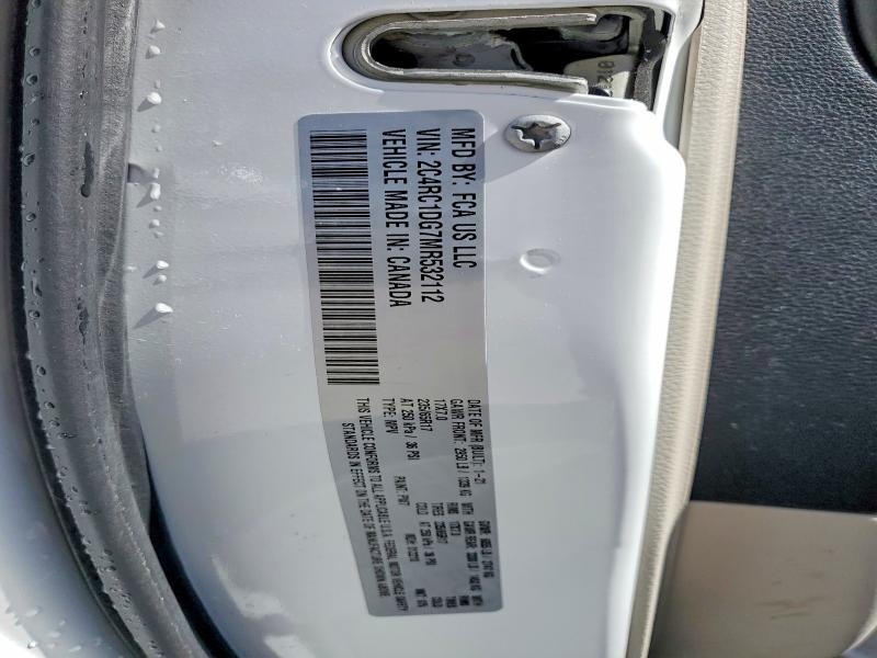 Продажа на аукционе авто 2021 Chrysler Voyager, vin: 2C4RC1DG7MR532112, номер лота: 53796406