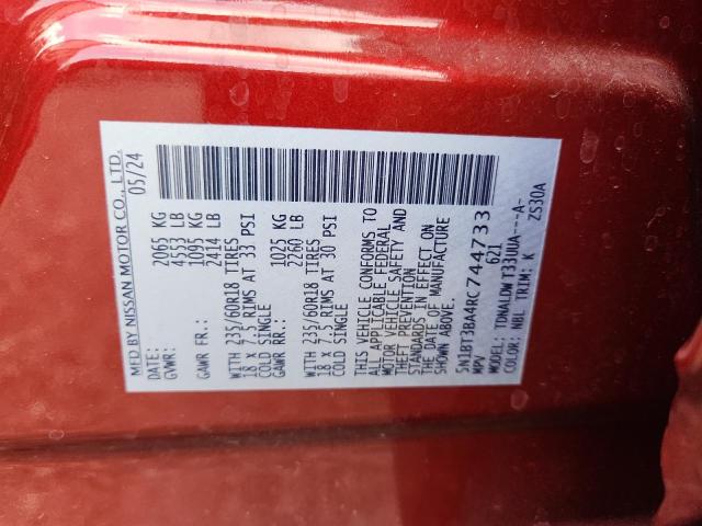 Aukcja sprzedaży 2024 Nissan Rogue, vin: 5N1BT3BA4RC744733, numer aukcji: 52037796