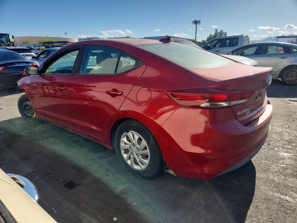 52783706 :رقم المزاد ، 5NPD74LF0HH152816 vin ، 2017 Hyundai Elantra مزاد بيع