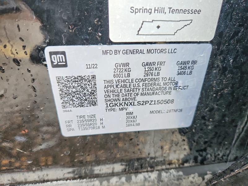 54971006 :رقم المزاد ، 1GKKNXLS2PZ150508 vin ، 2023 Gmc Acadia مزاد بيع