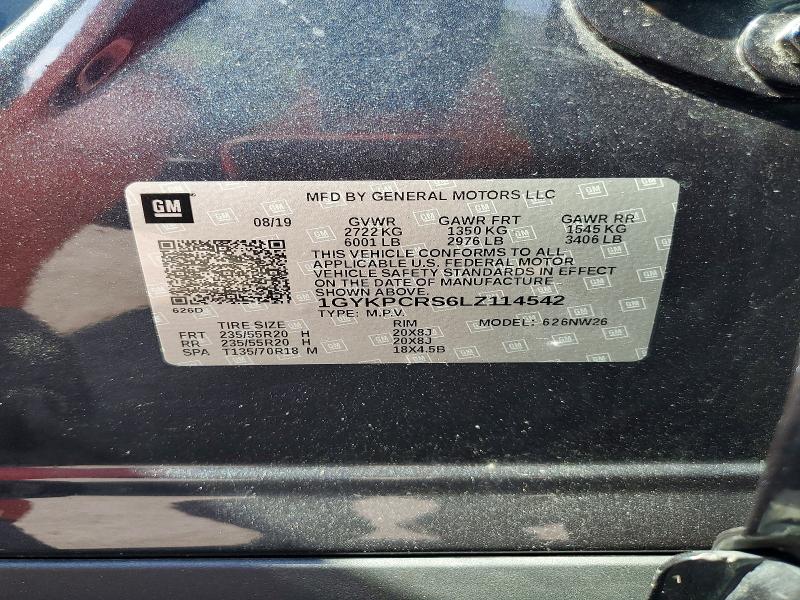 Aukcja sprzedaży 2020 Cadillac Xt6, vin: 1GYKPCRS6LZ114542, numer aukcji: 52934356