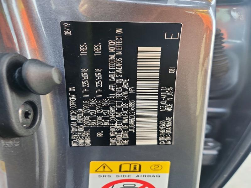 Aukcja sprzedaży 2020 Lexus Nx, vin: JTJGARBZ0L2164883, numer aukcji: 52617406