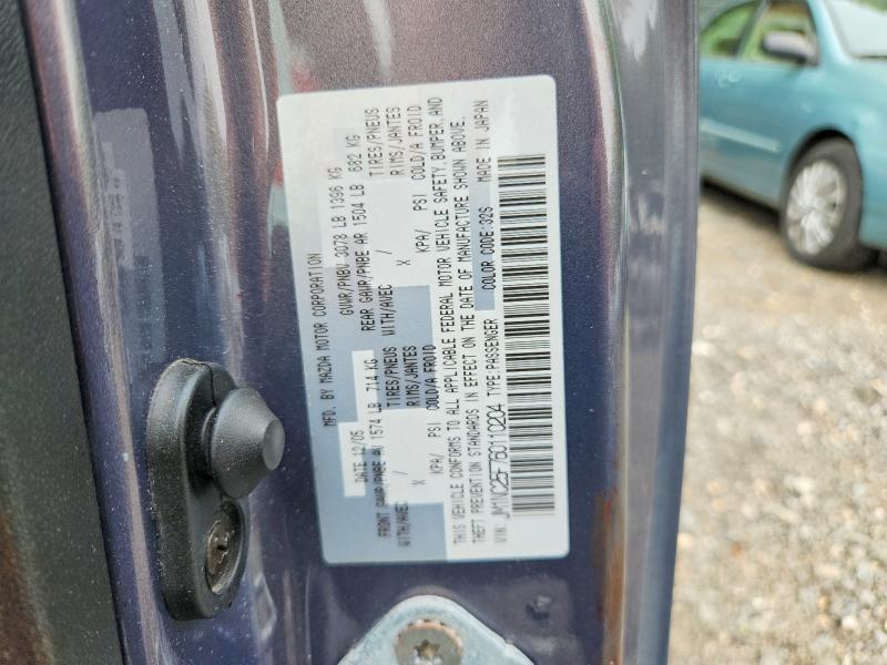 54416346 :رقم المزاد ، JM1NC25F760110204 vin ، 2006 Mazda Mx-5 Miata مزاد بيع