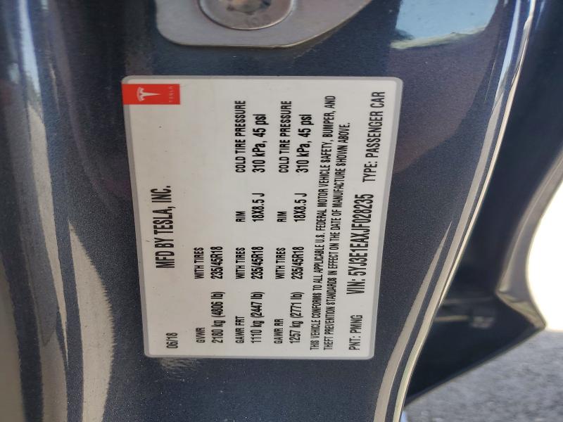 Aukcja sprzedaży 2018 Tesla Model 3, vin: 5YJ3E1EAXJF028235, numer aukcji: 53413436
