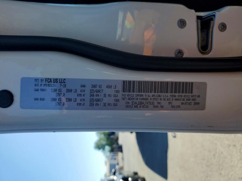 Продаж на аукціоні авто 2018 Jeep Compass, vin: 3C4NJDBB4JT479181, номер лоту: 55083296