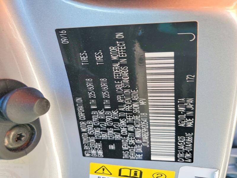 53302366 :رقم المزاد ، JTJYARBZ9H2054118 vin ، 2017 Lexus Nx 200t مزاد بيع